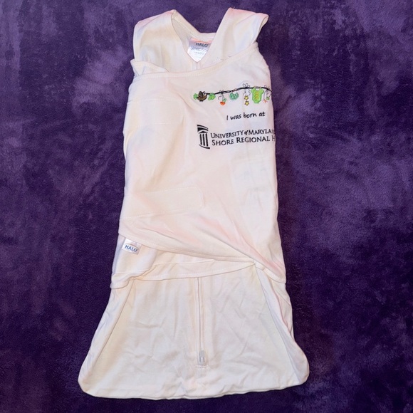 Two (2) HALO 100% Cotton Sleepsack Swaddles NB, 0-3M - Picture 5 of 8